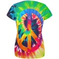 thumbnail image 2 of Peace Sign Tie Dye All Over Womens T Shirt, 2 of 2