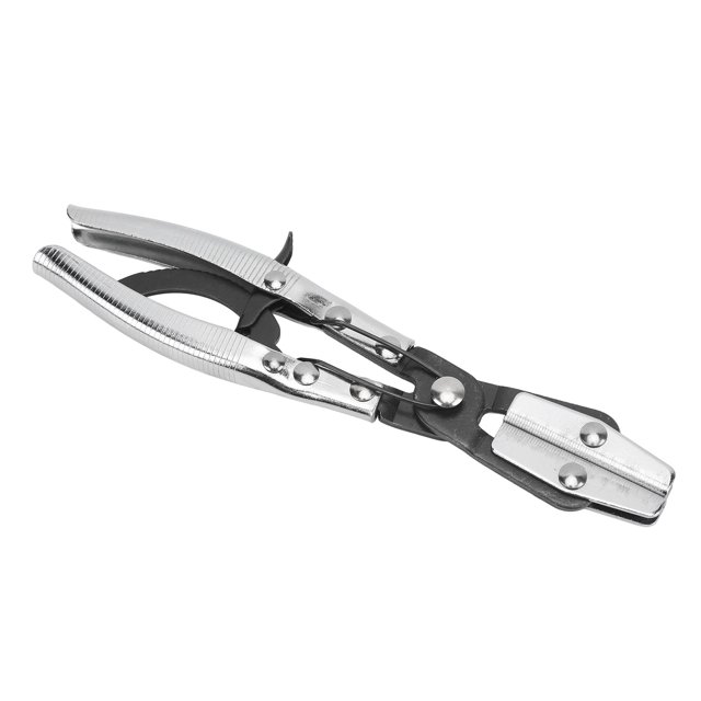 Ratcheting Hose Pinch Off Plier, Steel High Efficiency Ergonomic Line Pinch Off Plier For Radiator Brake System 10in / 25.4cm