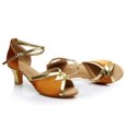 thumbnail image 4 of Qertyioot Sandales Femmes Confortables Mode Unie Rumba Valse Bal Chaussures de Danse Latine, 4 of 9