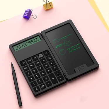 LSLJS Standard Function Basic Calculators, Power Office,,School, Home & Business Calculator with Cover, Standard Calculator 12 Digit, Black Calculator
