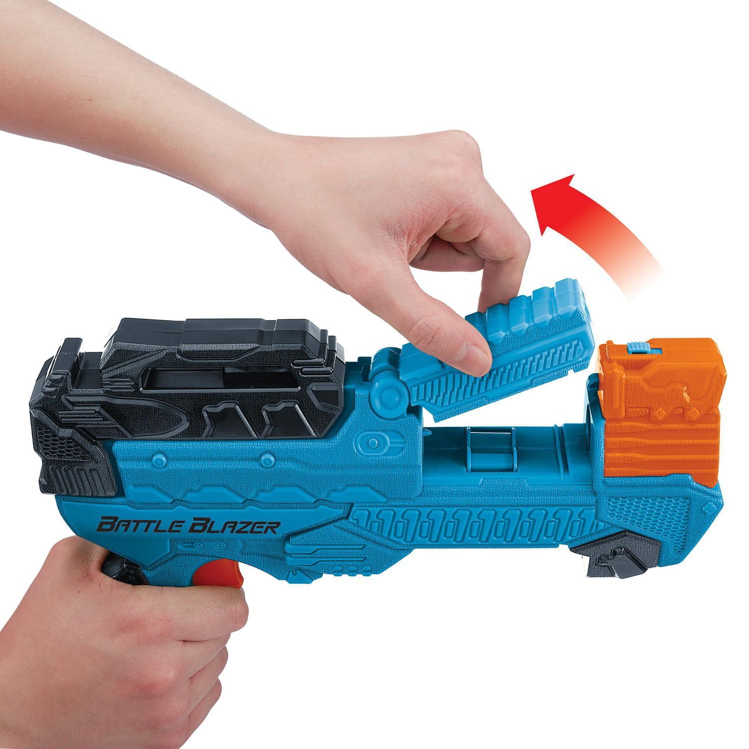 Adventure Force Battle Blazer lance-fléchettes à courroie, Action continue avec courroie ajustable de 12 fléchettes, Inclut 12 fléchettes Accu-Blast, Portée jusqu’à 24 MÈTRES, Âges 8+