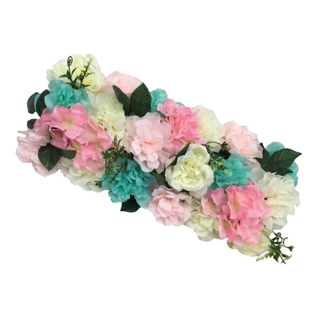 pitrice Faux Roses Artificial Flower Backdrop Home Office Wall Backdrop Bridal Panel Backdrop Wall Decor Bouquet Decoration