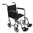 thumbnail image 3 of ProBasics Fauteuil Roulant de Transport en Aluminium - Fauteuil Roulant de Transport avec Siège de 19 Pouces - Noir, 3 of 4
