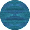 thumbnail image 1 of Ahgly Company Tapis d'Intérieur Ronds Transitionnels Lavables à la Machine Bleu Ciel Profond, 7 Pieds Rond, 1 of 7