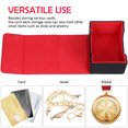 thumbnail image 2 of KAKOWELY Card Case Card Case Card Storage Box Trading Card Storage Box Card Deck Organizer Card Collection Box Playing Card Holder Storage Case4.06"X3.27"X3.07", 2 of 4