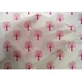 thumbnail image 4 of oneOone Cotton Silk Fabric Floral & Flying Swan Block Decor Fabric Printed BTY 42 Inch Wide, 4 of 4
