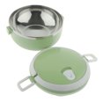 thumbnail image 2 of yuksok Stainless Steel Travel Thermal Lunch Box Bento Lunchbox Food Container Green02, 2 of 9