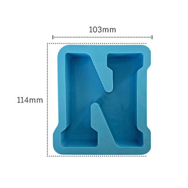 Suncoda Silicone Baking Mold, Alphabet Cake Baking Mould English Letter Mould Alphabet Letter