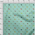thumbnail image 4 of oneOone Viscose Jersey Fabric Artistic Bird Decor Fabric Printed BTY 60 Inch Wide, 4 of 4