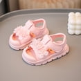 thumbnail image 4 of MIASHUI Girls Sandals Toddler Flower Beach Shoes Outdoor Casual,Pink,18-24 Months, 4 of 9