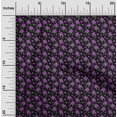 thumbnail image 2 of oneOone Polyester Lycra Black Fabric Floral Sewing Craft Projects Fabric Prints By Yard 56 Inch Wide, 2 of 4