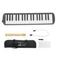 thumbnail image 2 of Melodica, Instrument d'Éducation Musicale Vent Instrument de Musique Instrument Mélodique, pour les Enfants Débutants Noir, 2 of 8