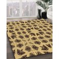 thumbnail image 3 of Ahgly Company Machine Washable Indoor Square Transitional Saddle Brown Area Rugs, 3' Square, 3 of 7