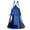 Blue, variant on Gymax 40'' Kids Hanging Chair Swing Tent Set Hammock Nest Pod Seat Orange