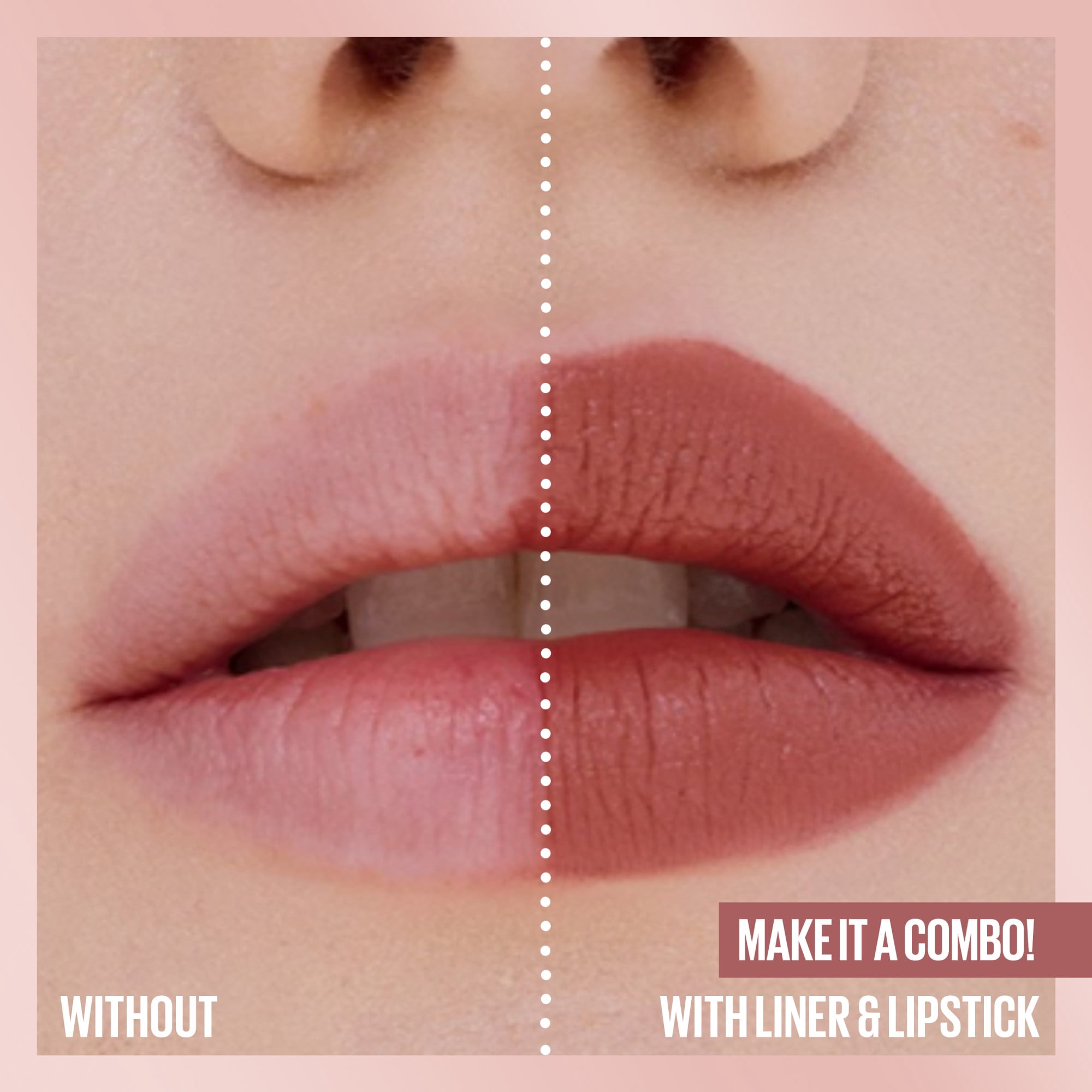 Traceur à lèvres Lifter Liner de Maybelline New York, longue tenue, application lisse et en douceur, acide hyaluronique,, maybe it's ,1.2 g