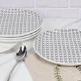 thumbnail image 5 of Mainstays Alessandra Black 4-pack Stoneware Dinner Plate Set, 10.2", 5 of 5