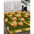 thumbnail image 3 of Ahgly Tapis Rectangulaire Lavable en Machine Intérieur Transitionnel Brun Bronze Foncé, 2 Pieds x 5 Pieds, 3 of 7