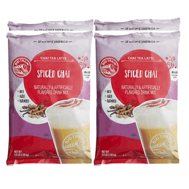 Big Train 3.5 lb. Spiced Chai Tea Latte Mix 4 Packs