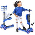 thumbnail image 2 of Hurtle ScootKid 3 Wheel Toddler Ride On Toy Scooter with LED Wheels, Blue, 2 of 6