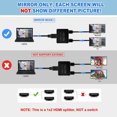 thumbnail image 3 of avedio links HDMI Splitter 1 in 2 Out with 4FT HDMI Cable, 4K 1x2 HDMI Splitter for Screen Duplication, Supports 4K@30Hz, 1080P, 3D, Copy 1 Source to 2 HDMI Displays Simultaneously (No Extend Mode), 3 of 4
