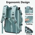 thumbnail image 4 of EGNMCR Backpack For Men Large Capacity Outdoor Camping And Sports Travel Bag Water Shoulder Crossbody Hand Multifunctional Backpack a backpack, 4 of 5