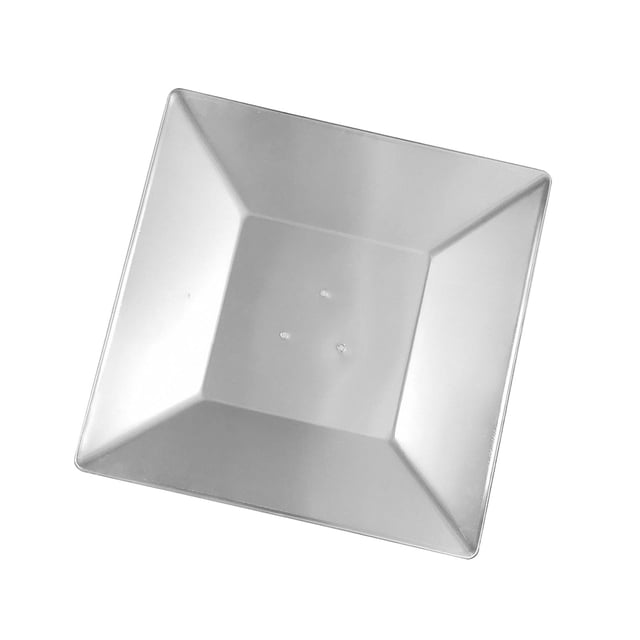 Langgg Pyramid Patio Heat Reflector Square Replacement Cover Aluminum 4 Sided Outdoor Heater Durable Lightweight Hole Distance 7cm
