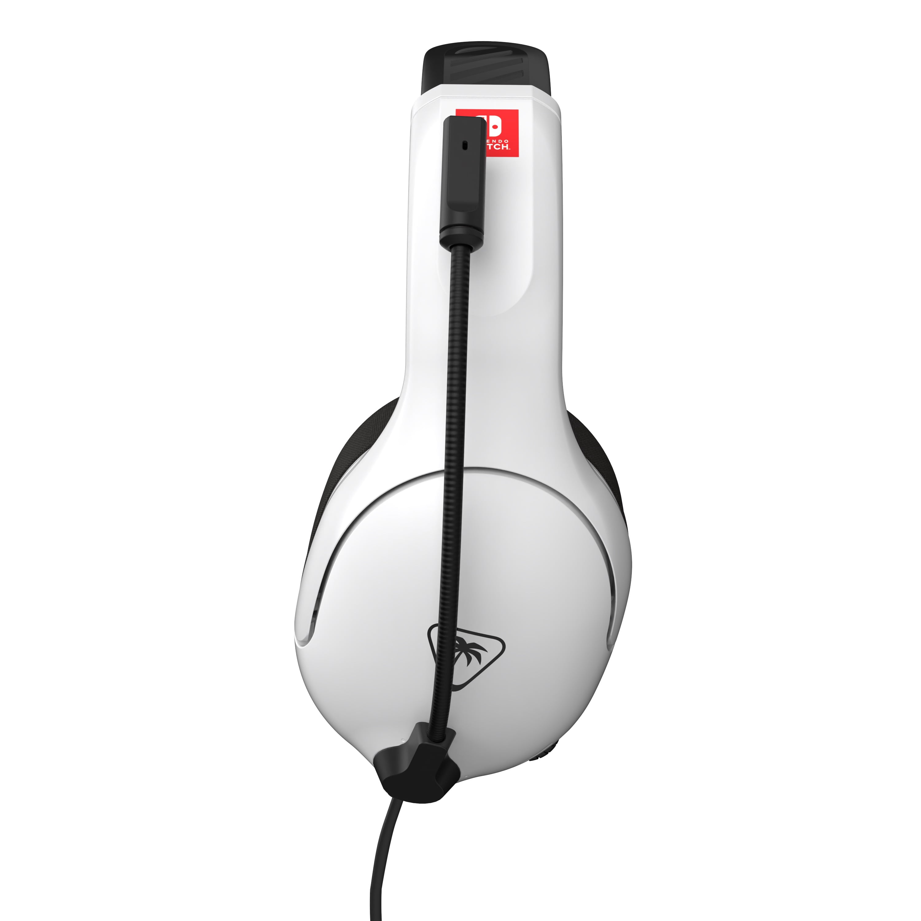 Casque gaming filaire Turtle Beach Airlite™ Fit sous licence officielle pour Nintendo Switch™, Nintendo Switch™ Lite, et Nintendo Switch™ - Modèle OLED - Microphone à bascule - Noir et blanc