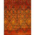 thumbnail image 1 of Ahgly Company Indoor Rectangle Abstract Orange Red Abstract Area Rugs, 7' x 9', 1 of 6