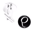 thumbnail image 3 of pitrice 1 Pair Men's Letter Cufflink Wedding Formal Initial Alphabet Stainless Steel Cufflink, Letter Q, 3 of 8