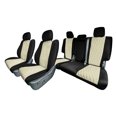 thumbnail image 1 of FH Group Neoprene Waterproof Custom Fit Car Seat Covers for 2011–2021 Jeep Grand Cherokee Full Set Beige, 1 of 5