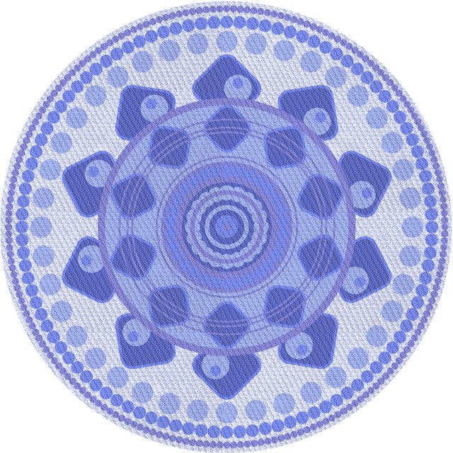 Ahgly Tapis d'Intérieur Lavable en Machine Carré Transitionnel Bleu Ardoise Clair, 3 Pieds Carré