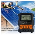 thumbnail image 4 of Solar Charge Controller 10A 20A 30A 50A 70A PWM Controller LCD Display Dual USB Output Solar Panel Charger Regulator Equipment ,Excellent Performance and Stability, 4 of 6