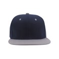 thumbnail image 2 of Top Headwear Flat Bill Adjustable Snapback Cap - Navy/Grey, 2 of 2