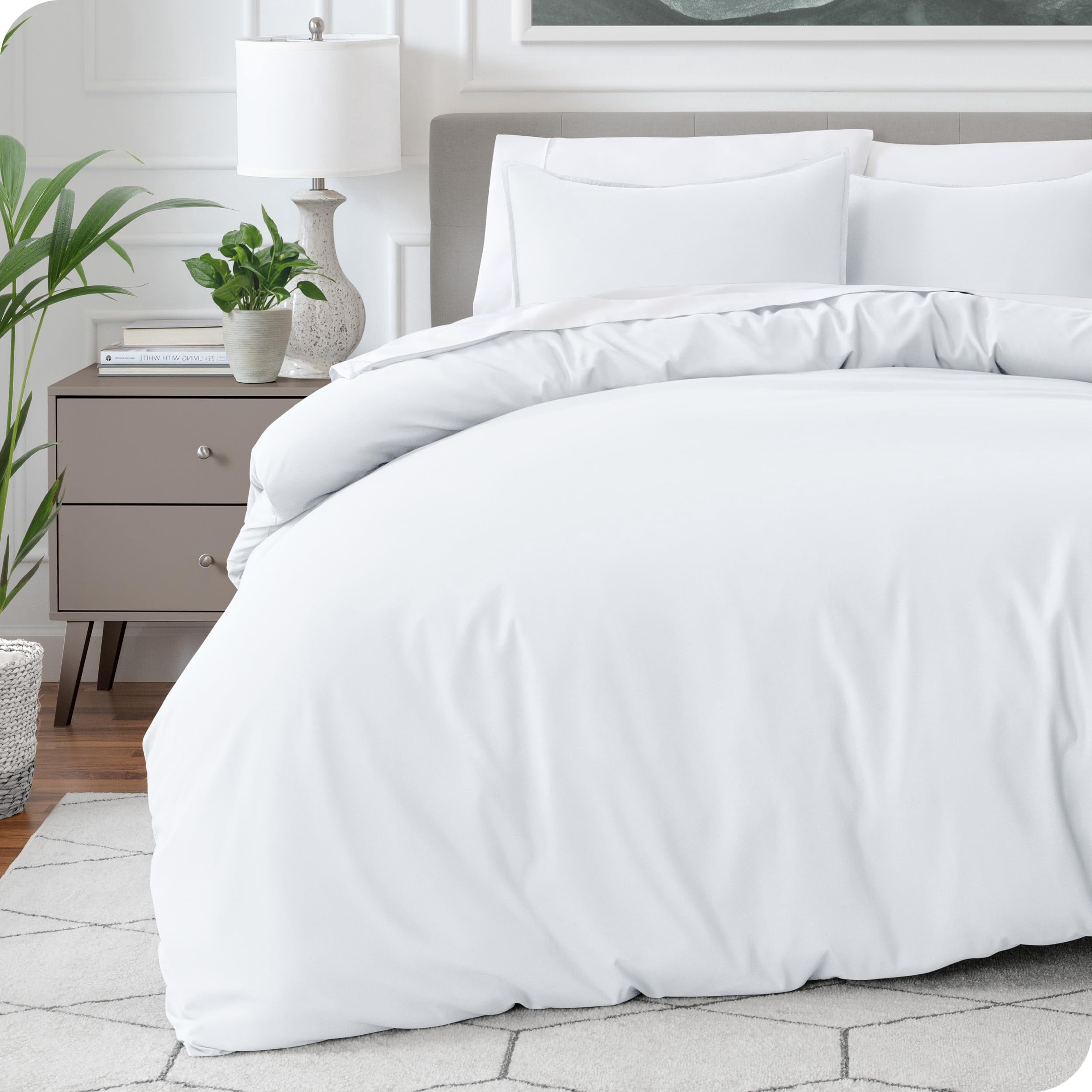Bare Home Bedding Duvet Cover King Size - Premium 1800 Super Soft Collection - Lightweight, Cooling - Soft Breathable Bedding Duv
