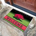 thumbnail image 2 of Tapis de Porte Arkansas Rasorbacks 18x30 Bienvenue Miettes Caoutchouc, 2 of 5