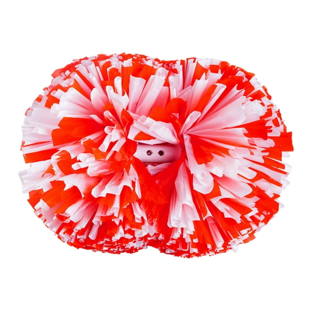 Cheerleading Handheld Colorful Flowers Sports Activities Performance Cheering Supplies Round Colorful Practical Material Lightweight Handle Design Off