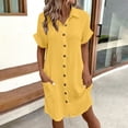 thumbnail image 1 of Gspmoly Robes pour Femmes, Robe à Manches Longues à Col en V Style Imprimé pour Dames, Robes de Soirée pour Femmes Offres des Fêtes, 1 of 5