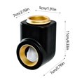 thumbnail image 3 of Qocolhg Deals of The Day! Toothpaste Storage Toothpaste Squeezer Fully Automatic Home Wall Mounted Toothpaste Concise Toothpaste Squeezer Toothpaste Squeezer, Christmas Birthday Gifts, 3 of 6