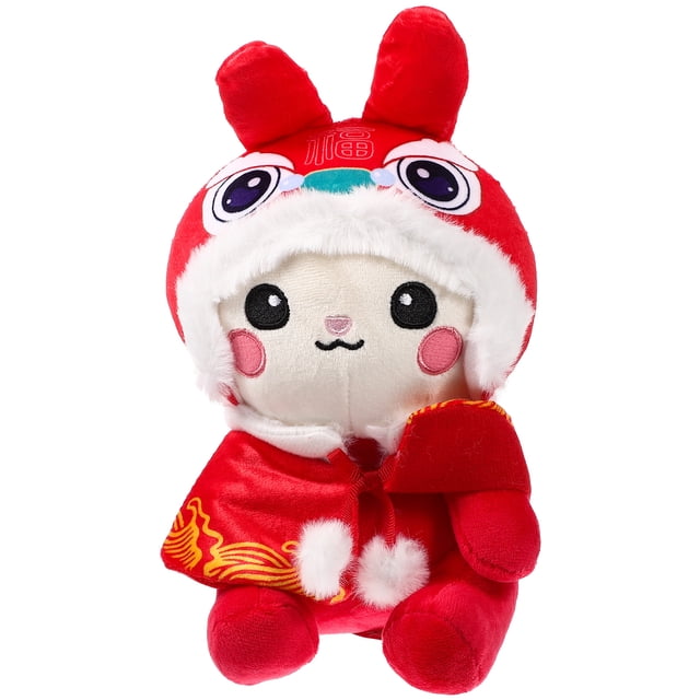 Rabbit Bunny Stuffed Toy Doll Chinese Zodiac Rabbit Mascot Toys Bunny Pillow Toy