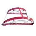thumbnail image 3 of Range Kleen CW6003 Red Enameled Double Shelf Wall Mount Pot Rack, 3 of 6