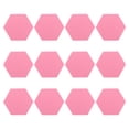 thumbnail image 1 of 12 Pcs Message Board Felt Hexagon Wall Board Self-adhesive Wall Memo Board, 1 of 9