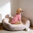 thumbnail image 4 of Dog Sweaters for Small Dogs Classic Winter Fleece Clothes Warm Soft Dog Sweatshirt Outfit for Dogs Cats Pet Apparel - (Navy,S), 4 of 8