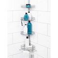 thumbnail image 1 of Zenna Home Shower Tension Pole Caddy, Satin Chrome, 1 of 2