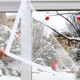 thumbnail image 2 of CHUANK Window Insulation Kit Transparent Easy to Open Plastic Window Wrap for Bedroom Living Room Windows, 2 of 5