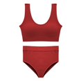 thumbnail image 1 of Women Bra Set 1 Set Women Bra Set No Rims Soft Comfortable Push Up Lady Brassieres Seamless Tops Set for Daily Wear, 1 of 8