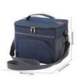 thumbnail image 3 of TIMIFIS Lunch Pack , Appareils de Cuisine Grand Sac à Lunch Isolé 15 L Boîte à Lunch Réutilisable pour Bureau Pique-Nique Randonnée Plage Sac Fourre-Tout Glacière Étanche Organisateur avec Bandoulière Ajustable, 3 of 6
