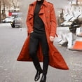 thumbnail image 1 of TIMIFIS Men's Full Length Trench Coat Long Wool Overcoat Winter Windbreaker-GoldFall, 1 of 1