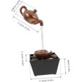 thumbnail image 2 of Generic Fontaine de Table Compacte Intérieure avec Fonction de Cascade, Éclairage LED, Décoration Relaxante pour Bureau Ou Maison, 2 of 9