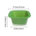 thumbnail image 3 of Chmadoxn Kitchen Storage & Organization, Factory Food Grade Large Double Drainage Basket Plastic Sink Filter Basket Vegetable Fruit Storage Basket 2 Pcs Set draining basket, 3 of 6
