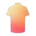 thumbnail image 4 of Plebaso Button down Shirts for Men Short Sleeve Summer Beach Shirts Fashion Gradient Color Mens Shirts, 4 of 5